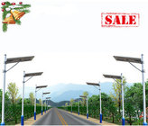 30W solar panel high capacity battery integrated solar street light