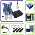 Portable Solar System with 3 LED  Lamps and Mobile Phone Charging