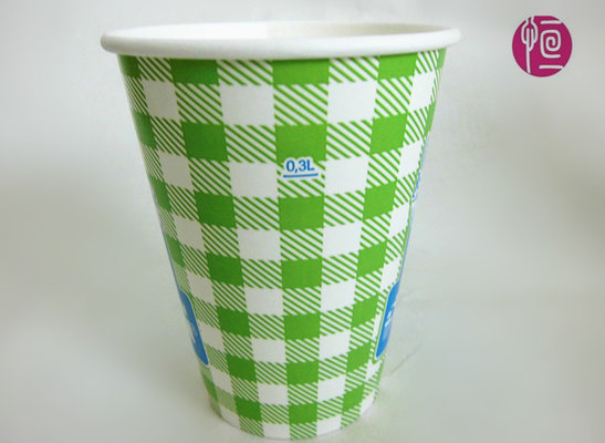 China 12oz Soda Drink Cold Paper Cups With Lid ,  Fully Eco Friendly Single Wall Paper Cup supplier