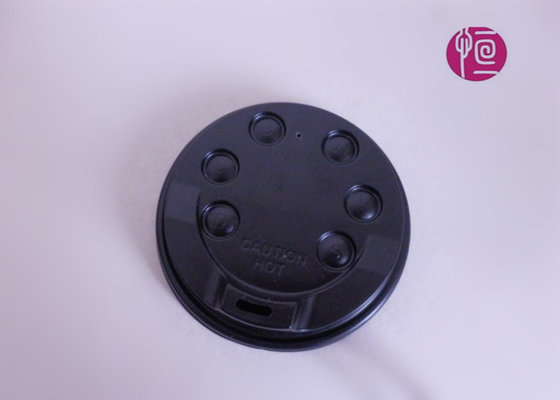 China 12oz  Coffee Cup Disposable Plastic Lids / Sip Lid Diameter 90mm For Hot / Cold Drinks supplier