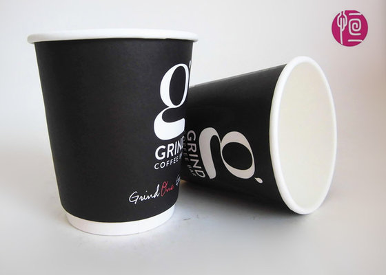 China 7oz Double Wall Takeaway Cappuccino Paper Cup With Flexo Print supplier