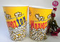 64oz Disposable Paper Popcorn Bucket For Fried Chicken / Double PE supplier