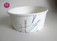 500ml 20oz PE Coated Food Grade Paper Salad Bowls With Plastic Cover / Single Wall supplier