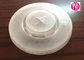 24oz  PS Transparent Disposable Plastic Lids 2.4G With Hole / Diameter 95mm supplier
