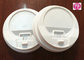 8oz / 12oz / 16oz White Color Coffee Cup Lids With A Cap / PS Material supplier