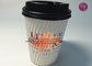 Triple Layer Ripple Paper Cups , biodegradable coffee cups Logo Print supplier
