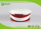 20oz Food Grade Top 125mm Disposable Salad Bowls With Cover / Double PE supplier