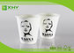 Custom Logo Printed 7oz Single Wall Paper Cups with Lids For Coffee / Milk / Espresso supplier