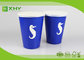 Factory Outlets Disposable Paper Cup, Cold Drinks, 400 ml (12 oz.), Blue (package 50 each) supplier