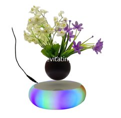 led light magnetic floating levitating air bonsai tree plant Floating Pot