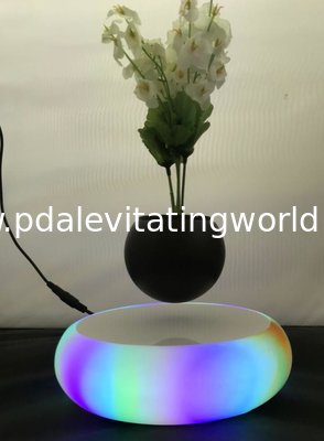 led light magnetic floating levitating air bonsai tree plant Floating Pot