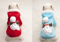 Personalized Luxury Comfortable Red Hooded Sweatshirt XS S M L XXL For Dogs , Cat