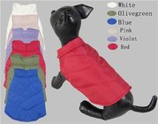 Large Warmest Winter Dog Coats For Dobermans Puffer Quilted Vest Blue color