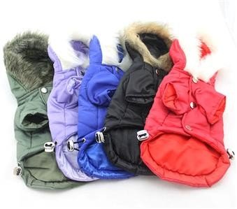 Girls Outerwear Warm Winter Dog Coats / xxs puppy clothes for chihuahuas