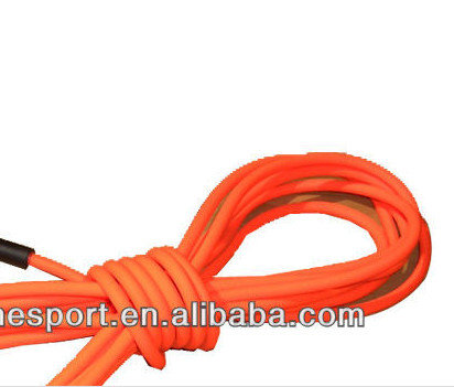 8mm diameter TPU round rope dog leash for pet walking orange color