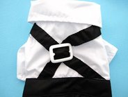 Customized White Black Boy Dog Pet Wedding Party Dress Jackets OEM / ODM