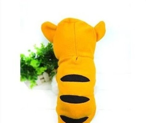 Personalized Tiger Costume For Dogs Pomeranians , Chihuahua Cotton Clothes Customized