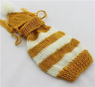 Cute doggie apparel Stripe dog sweater knitting pattern for small dog