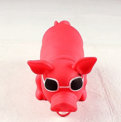 Healthy Soft Chewing Latex Pet Dog Toy Pig Shaped OEM