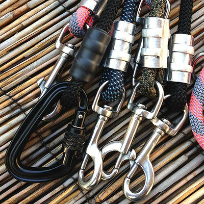 Recycled Climbing Rope Dog Leash For Dogs , Nylon / Polymer Fibers