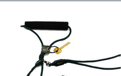 Durable Timberwolf Alpine Rope 2-Dog Lead Black Dog Leash Adjustable