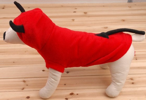 Red long sleeve pet sweatshirts for dogs / doggy sweatshirt for Bull dogs