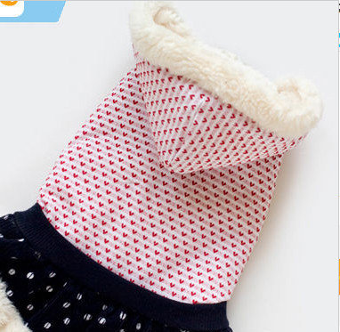 Pet Apparel Small Breed Dog Clothes Coat eco-friendly double sided fleece XXL M
