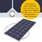 Vglory / OEM High Efficiency Flexible Portable Solar Panels With TPT Backsheet