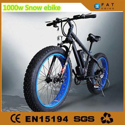 China Most Powerful Fat Tire Electric Bike 1000W With Aluminum Alloy Frame supplier