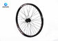 Black Aluminum Alloy Electric Bike Accessories 26 Inch Front Wheel With 20mm Hub supplier