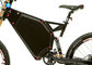 Black 350w-5000w Enduro Bike Frame 135-155mm Rear Fork Drop Out supplier