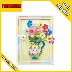 China Creative DIY Colorful Children Toys Puzzle Flower Button Bouquet supplier
