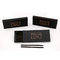 75mm Black Stick Head Matches Customized Logo Printing Candle Safety Matches Black Tip supplier