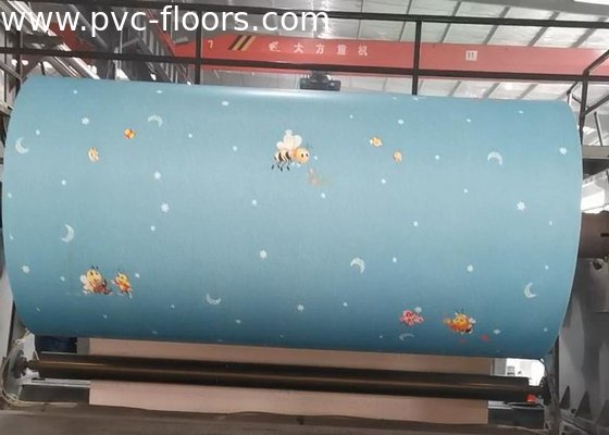 Best selling laminated PVC Carton Vinyl Floor For kindergarten