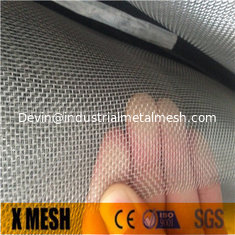 China Mill finish or black, grey coated 10x10 stainless steel woven fly screens used for insect screening and fly proofing supplier