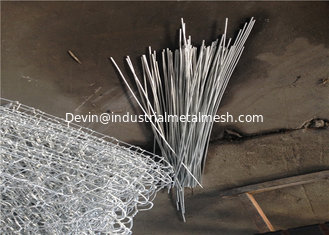 China 2.6mm - 80x100mm galvanized gabion baskets supplier