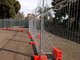 Australian Standard AS 4687-2007 2.4x2.1m hot dipped galvanize temporary fence with plastic feet and clamp for Australia supplier