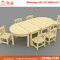Guangdong COWBOY preschool classroom furniture children wooden round classroom tables for sale supplier