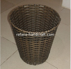 China PP Rattan Trash Basket supplier