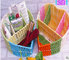 Weaved Paper rope storage basket/box supplier