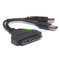 USB 3.0 Male To SATA 22Pin Female Adapter With USB 2.0 Power Supply Cable For 2.5 inch Har factory