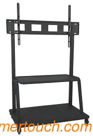 65 INCH touch screen monitor trolley with OEM service