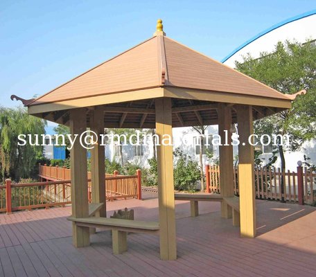 Easily assembled cheap wpc pergola modern pergola plastic pergola supplier