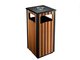 Recycled outdoor wpc trash can/ash-bin RMD-D7 supplier