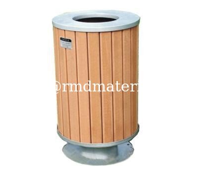 Park durable and recycling wpc garbage can RMD-D9 supplier