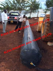 inflatable culvert baloon(600mm diameters) for culvert bridge construction sold to Kenya
