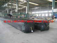 inflated form for constructing culvert onsite,  inflated air bag, inflated form, inflated formwork, rubber air bag