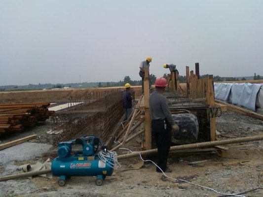 Lebanon pneumatic tubular form for culvert construction sewage construction