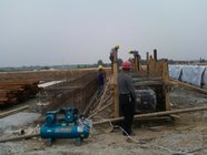 Nigeria dia2000 pneumatic tubular forms used for drainage culvert pipe bridge construction