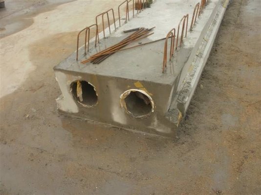 pneumatic tubular forms used for in-situ cast of concrete pipe